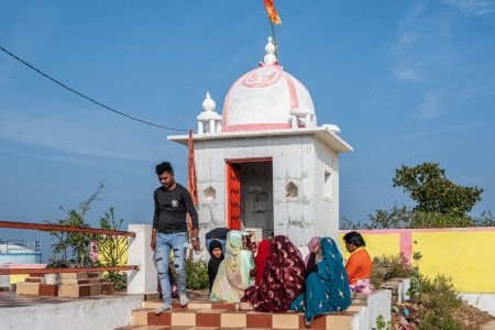 Auf der Fahrt zwischen Prayagraj und Bandhvargarh Nationalpark