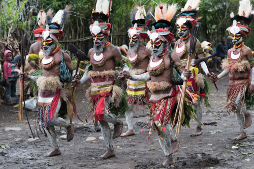 Kriegstanz beim SingSing