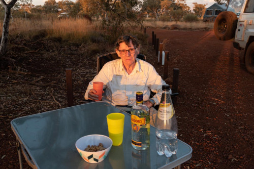 Sundowner auf der Campsite