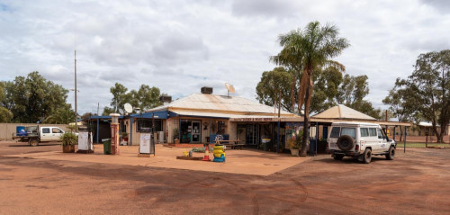 Rast an einem Roadhouse