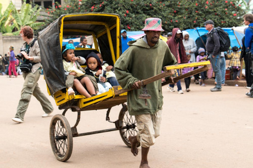 "Pousse-Pousse" Rikscha