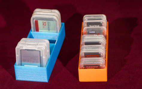 Ein Kästchen zur fürSpeicherkarten