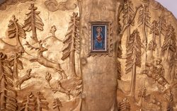Relief mit Gründungslegende