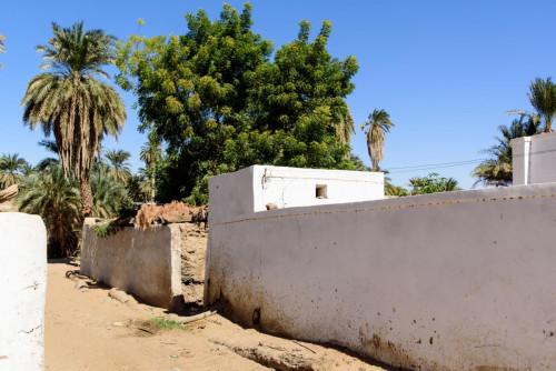 Gasse in einem sudanesischen Dorf