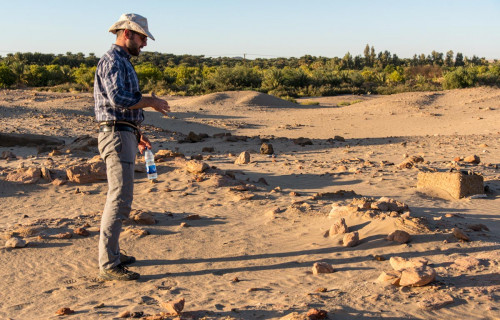 Stefano Lucchesi, unser archäologischer Guide
