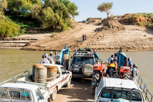 Fähre über den Nil