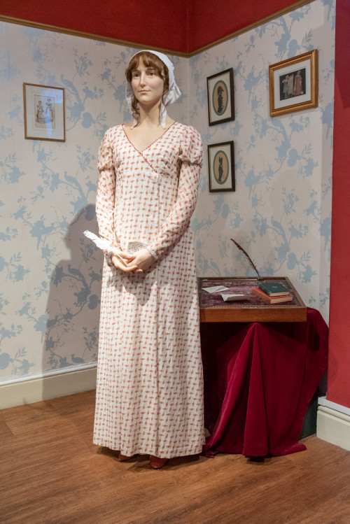 Wachsfigur Jane Austens