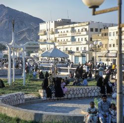 Lebhaftes Treiben im Zentrum zum Ende des Ramadan