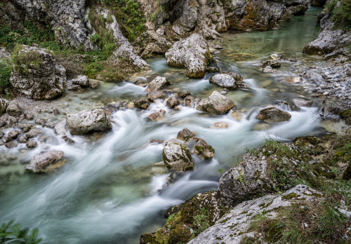 Am Zusammenfluss Tolminka - Zadlaščica