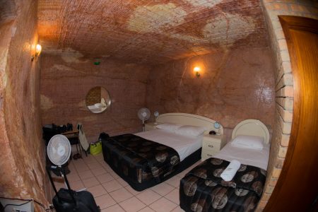 Unser Zimmer in einem "dugout"