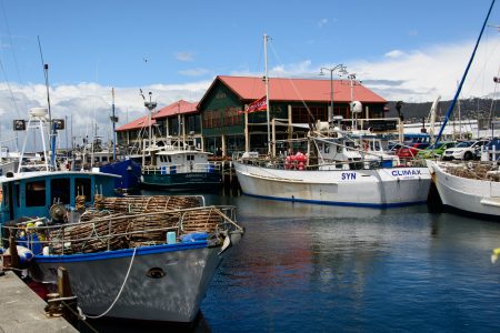 Der Fischereihafen von Hobart