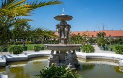 Brunnen im Orangerie-Parterre