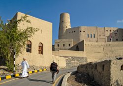 Festung Bahla, der bereits renovierte Teil