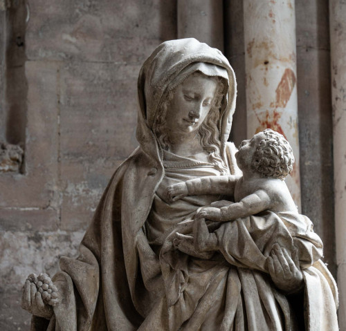 Madonna mit Weintraube, 15. Jh.