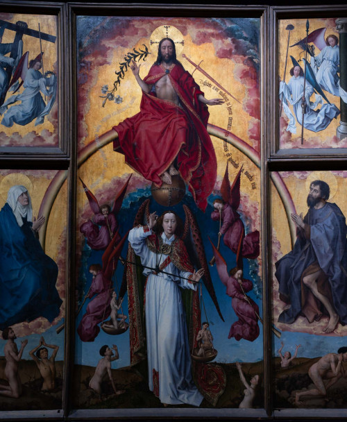 Rogier van der Weyden, Flügelaltar "Das Jüngste Gericht" (Mittelteil)
