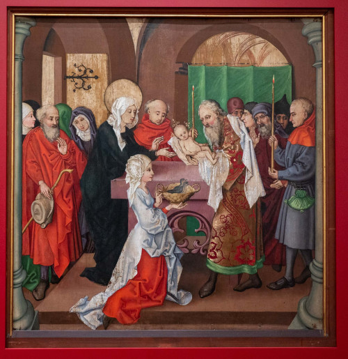 Martin Schongauer und Werkstatt, Dominikaner-Altar, Christi Darbringung im Tempel