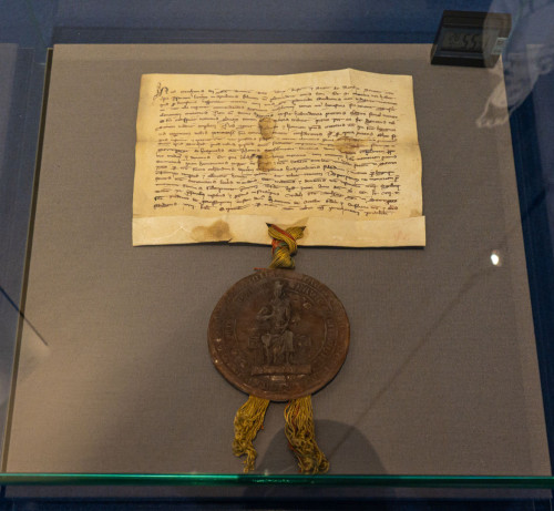 Patronatsurkunde der Pfarrkirche von 1268, Siegel Ottokars II.