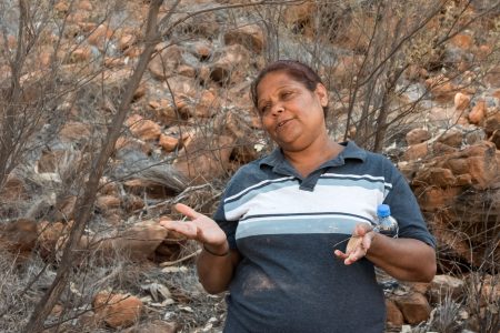 Kathy, unsere Aborigines Führerin