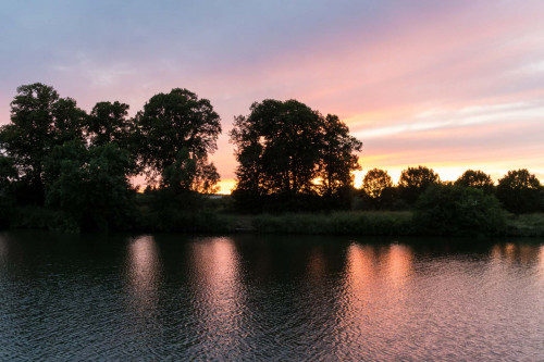 Sonnenuntergang in Gray