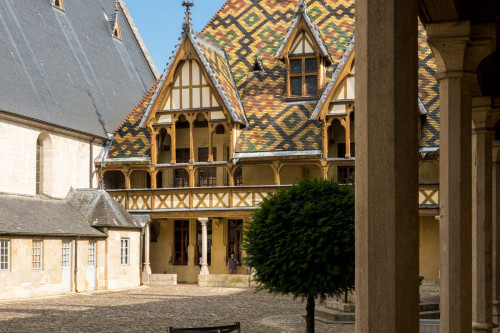 Hôtel Dieu in Beaune, Innenhof