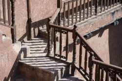 Stiegenaufgang im Fort