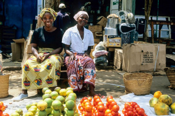 Marktangebot in Moshi