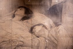 Entwurfskizze zu "Romeo und Julia", Gustav Klimt